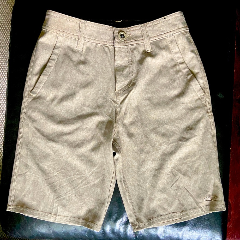 O’Neill Hybrid Shorts. Tan Size 24 New w/o tags. High quality with many details